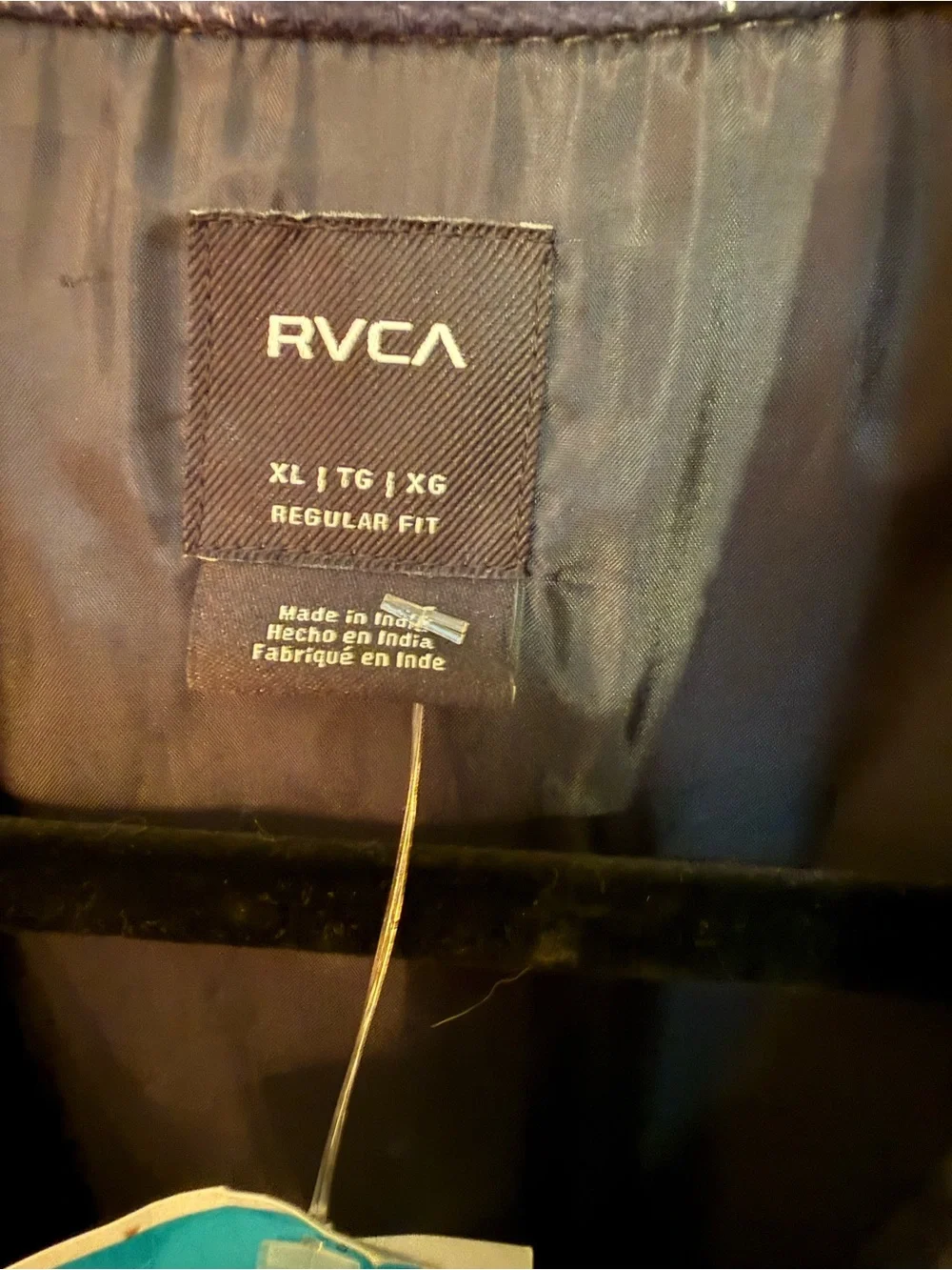 RVCA lightweight plaid